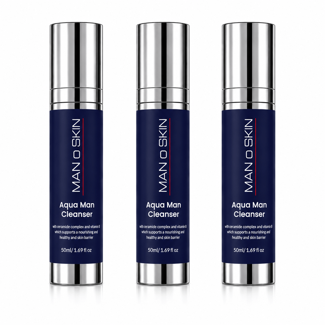 Aqua Man Cleanser Trio Set