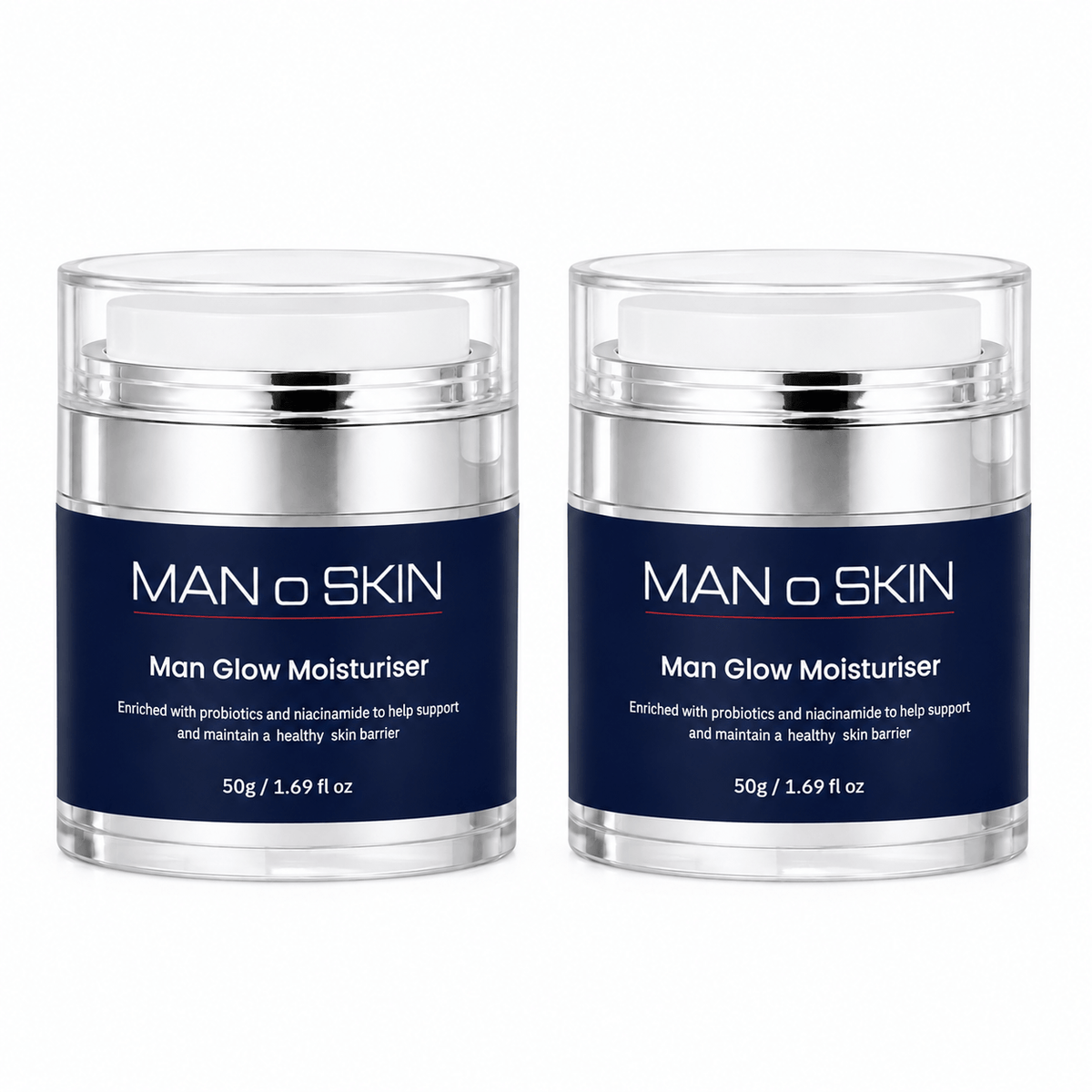 Man Glow Moisturiser Duo Set